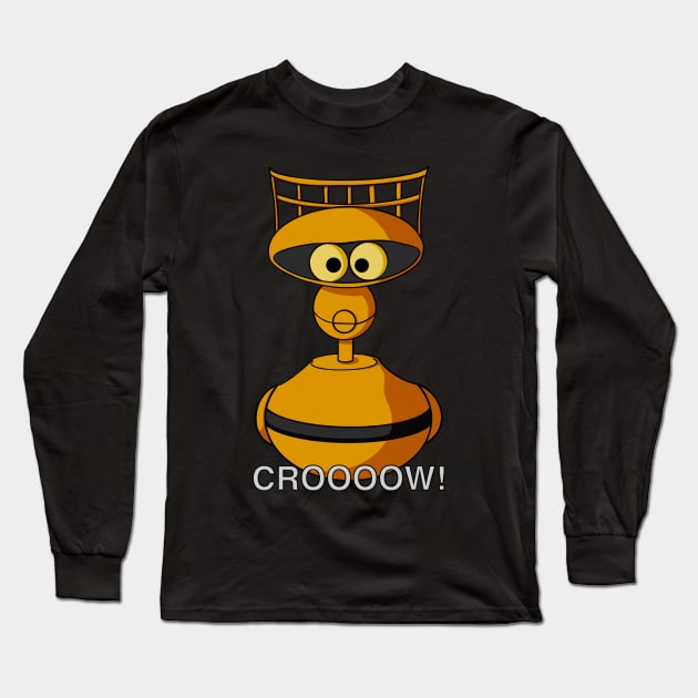 MST3K Crow Rubber Duck Long Sleeve T-Shirt by Alisha Ober Designs